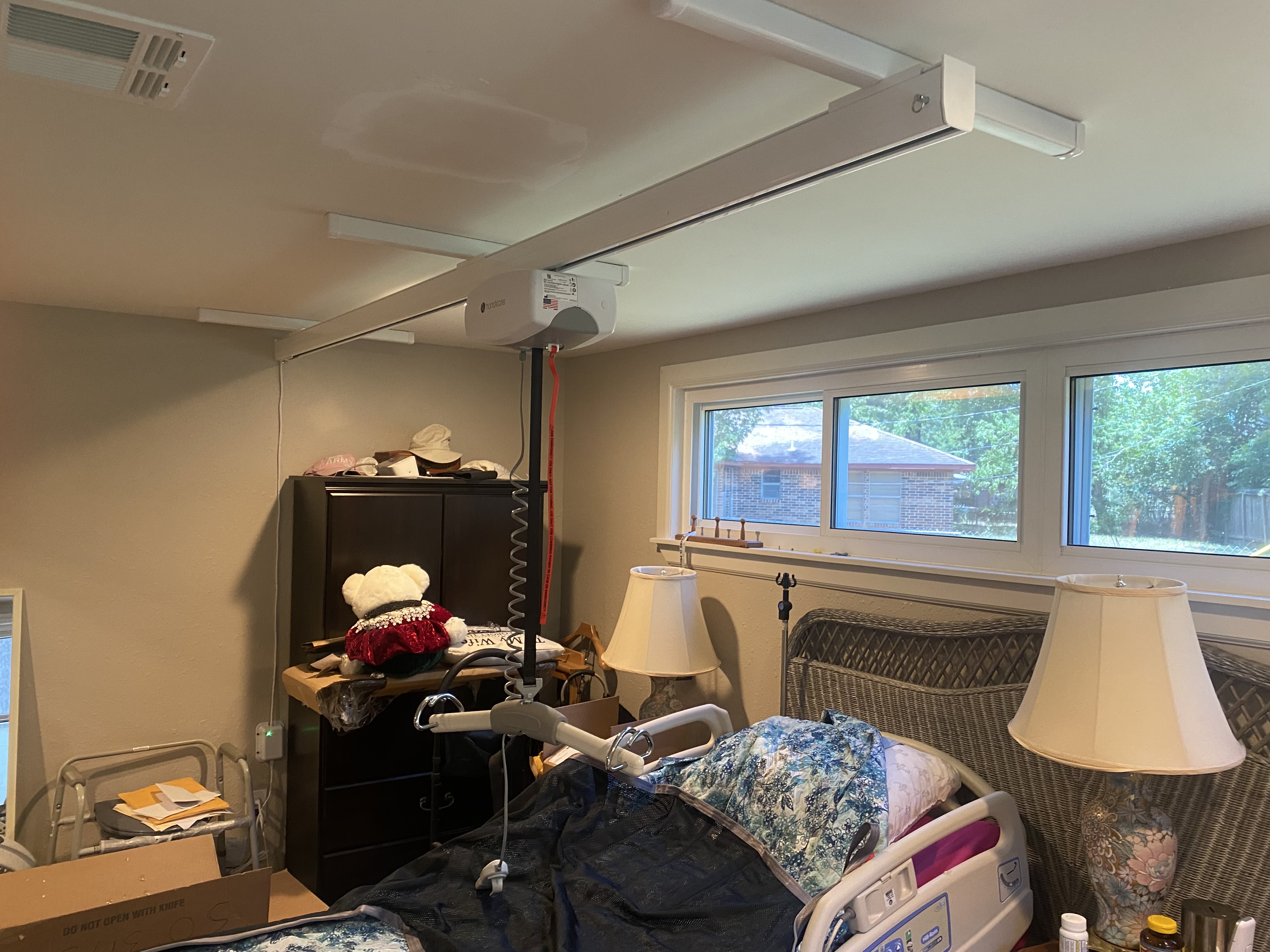 LiveWell's Latest Installation of a Ceiling Lift